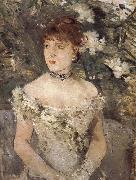 Berthe Morisot The woman dress for ball Sweden oil painting artist